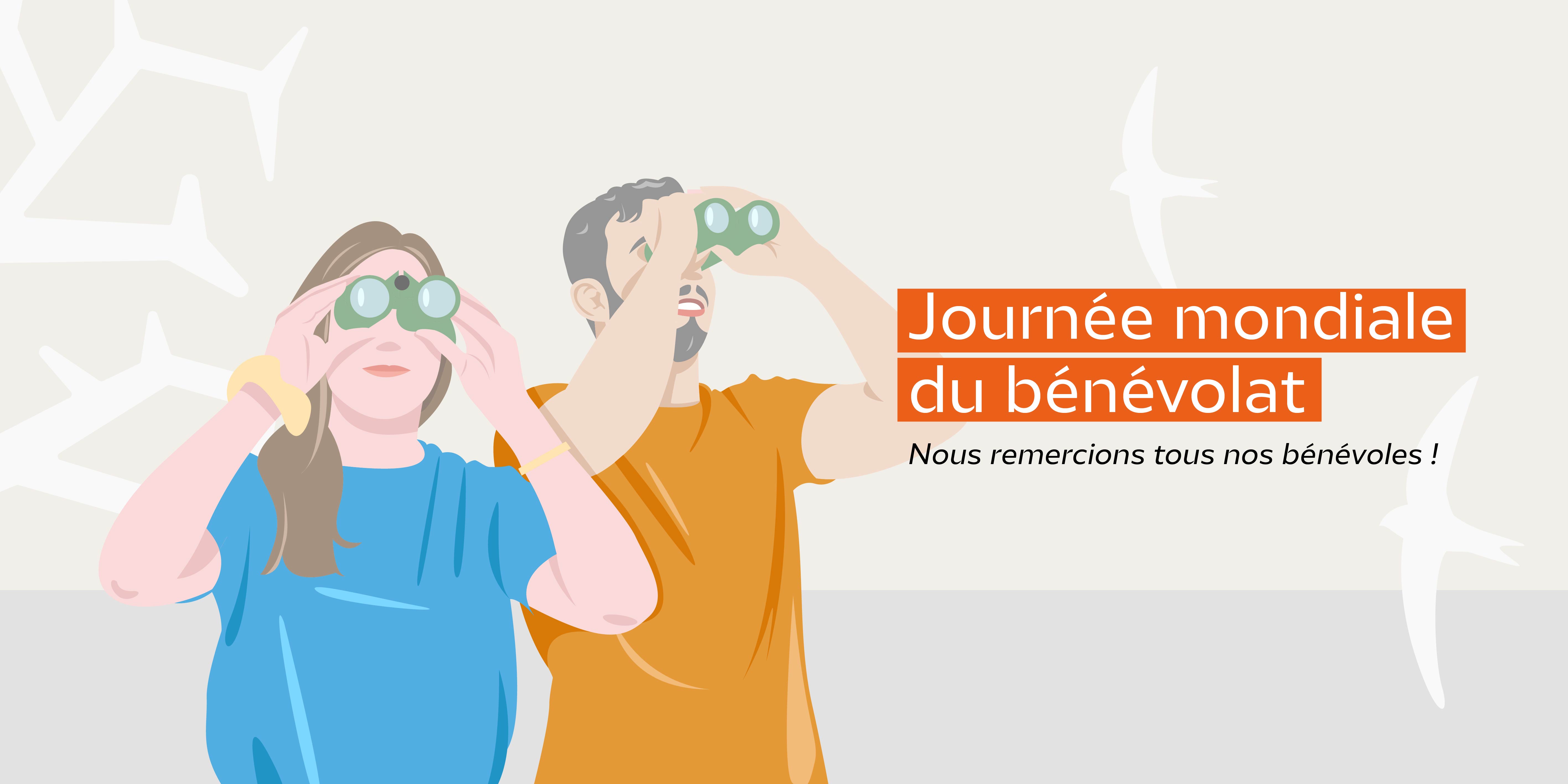 Journée mondiale du bénévolat : témoignage de Vincent, Sébastien, Alice et Gianni qui donnent de leur temps pour protéger la nature.